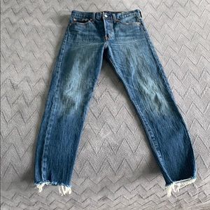 High wasted Levi Crops